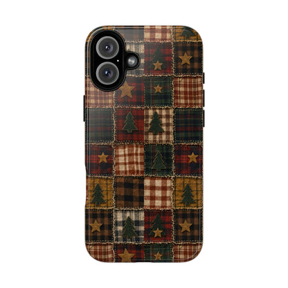 Christmas Rag Quilt Tough Case