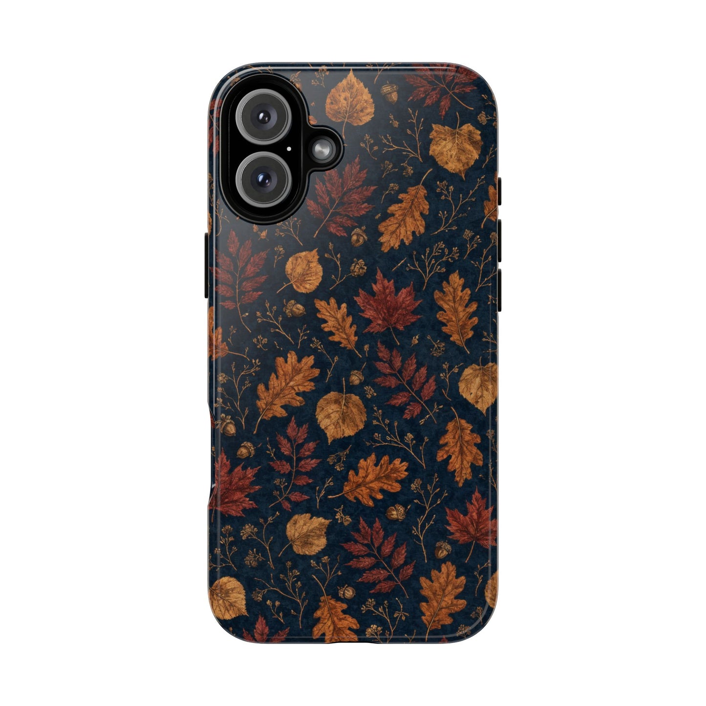 Navy Oak Leaf Tough Case