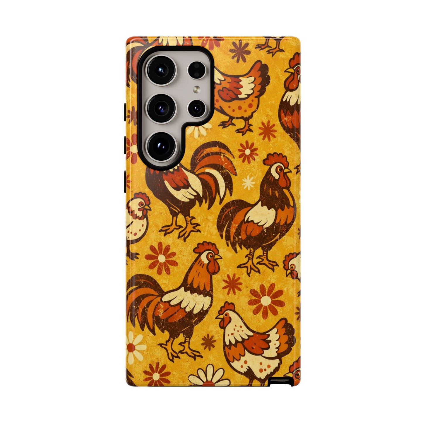 Retro Chickens Tough Case