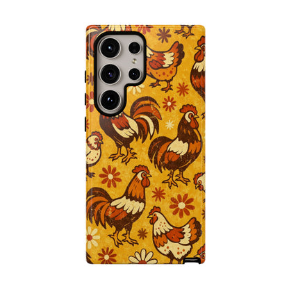 Retro Chickens Tough Case