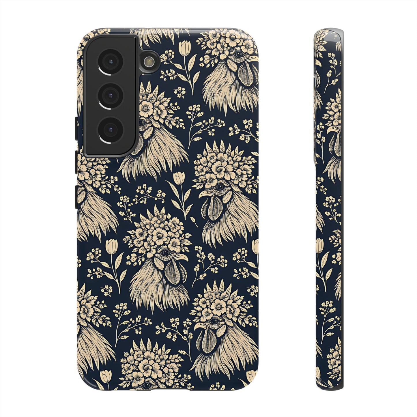 Floral Rooster Tough Case