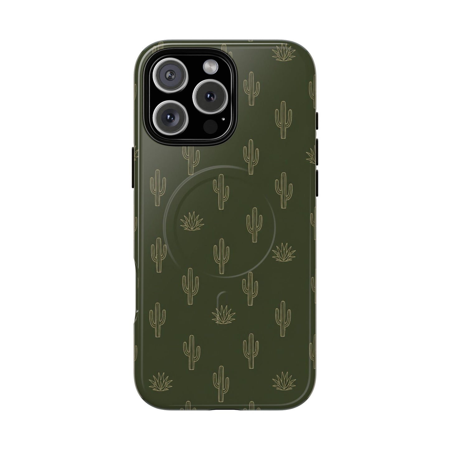 Green Cactus Magnetic Case