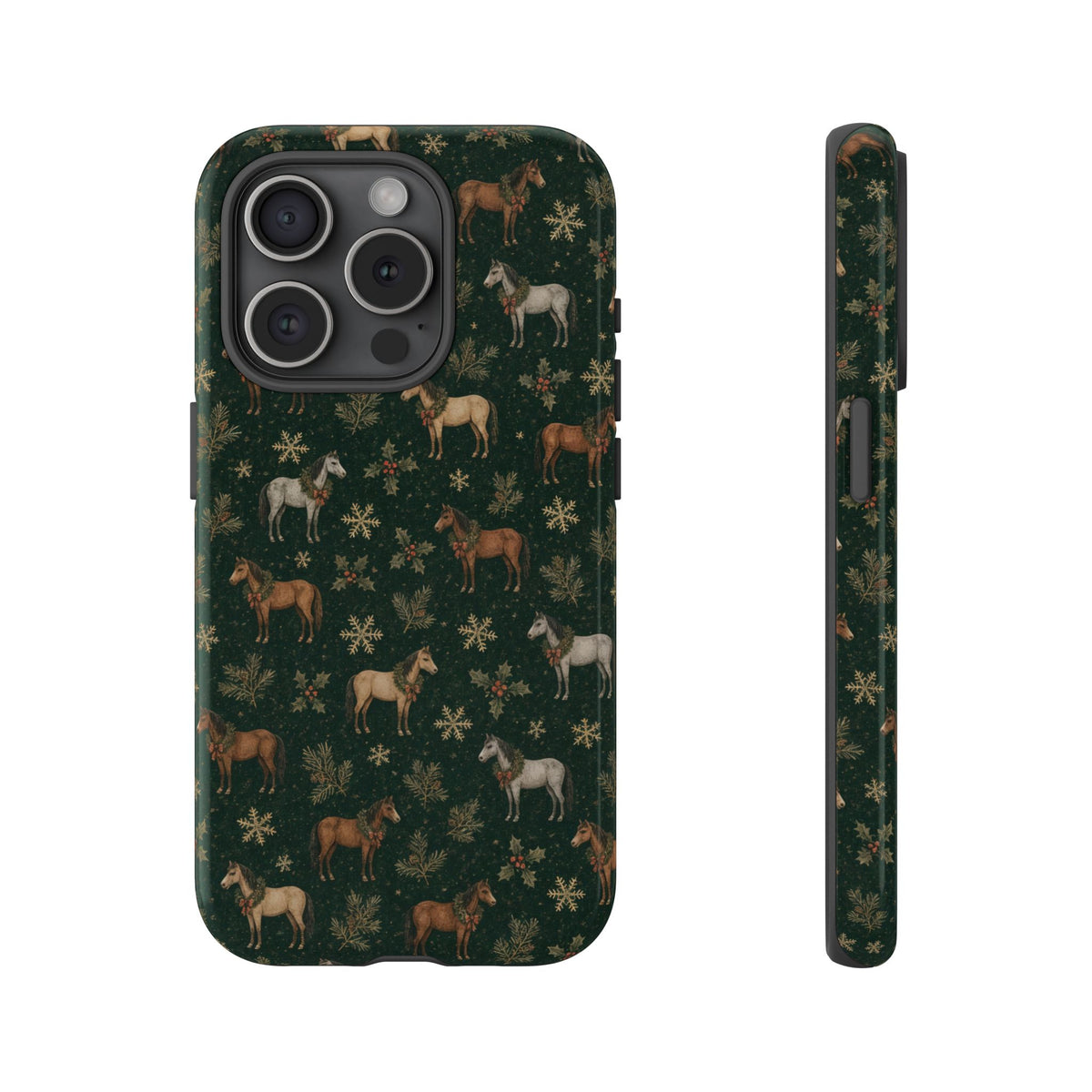 Evergreen Horses Tough Case