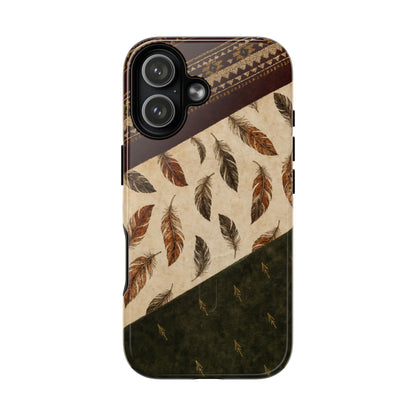 Feather Aztec Swaths Magnetic Case