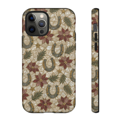 Pearl Horseshoe Poinsettia Tough Case