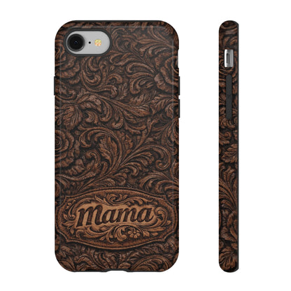 Carved Floral Mama Tough Case
