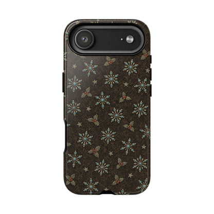 Squash Blossom Snowflakes Tough Case