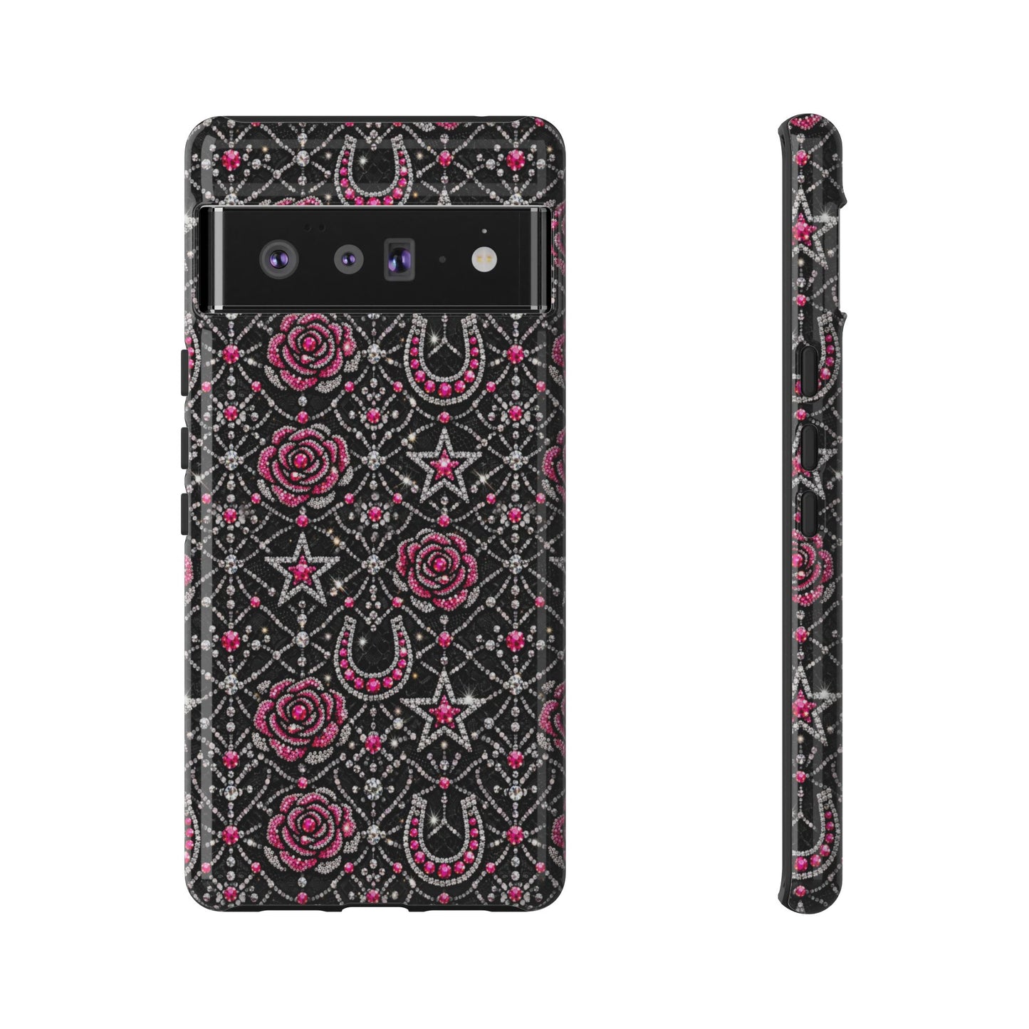 Rhinestone Rose Tough Case
