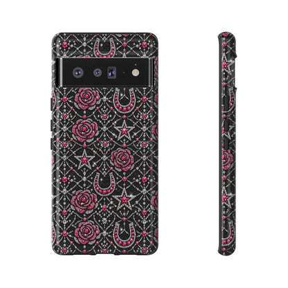 Rhinestone Rose Tough Case