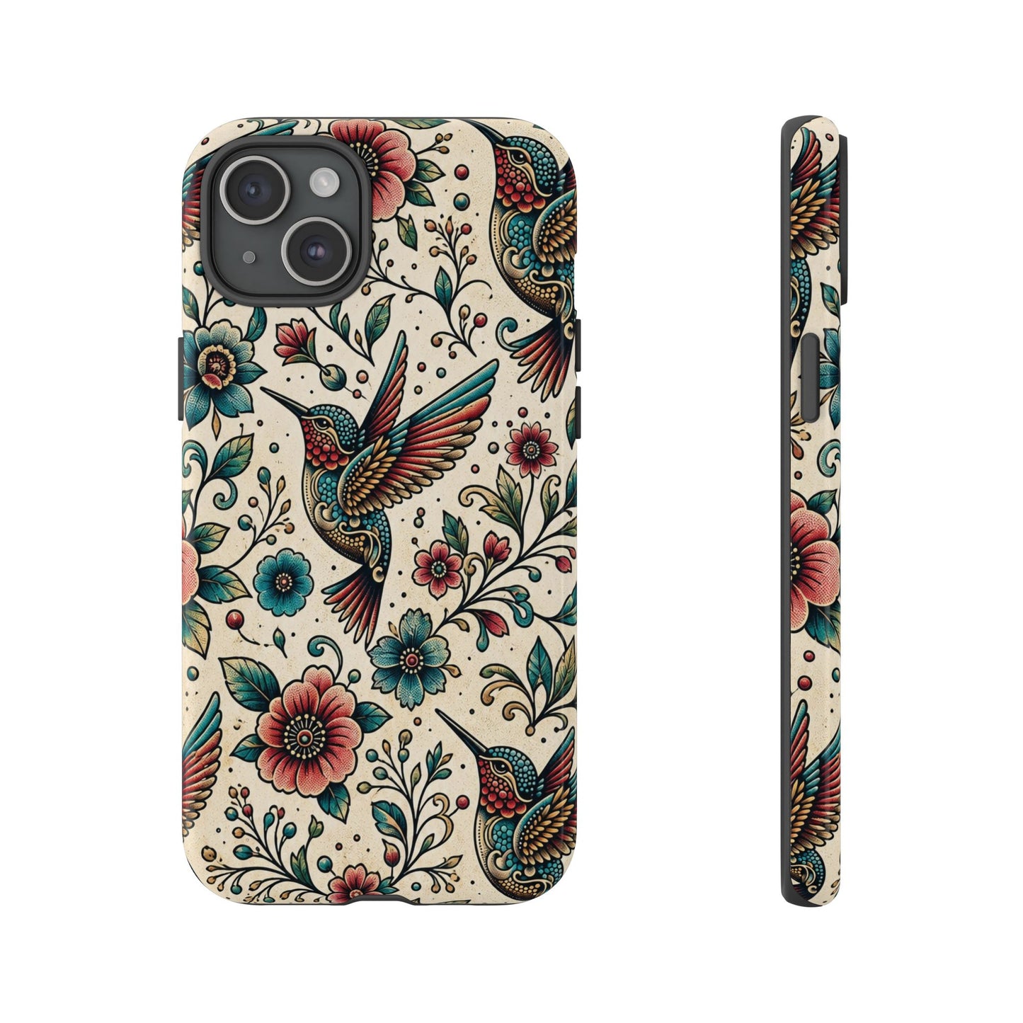 Retro Hummingbird Tough Case