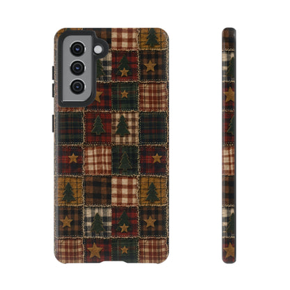 Christmas Rag Quilt Tough Case