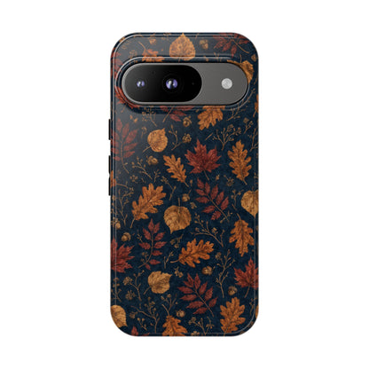 Navy Oak Leaf Tough Case