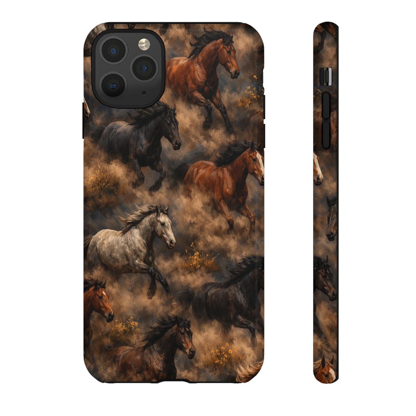 Running Horses Tough Case