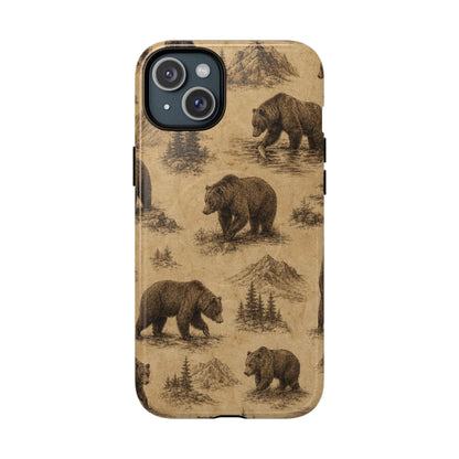 Vintage Bear Magnetic Case