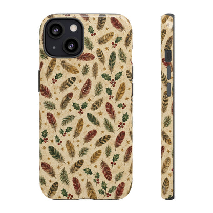 Christmas Feathers Tough Case