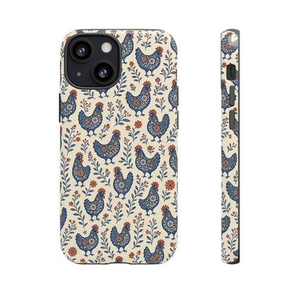 Folk Hens Tough Case