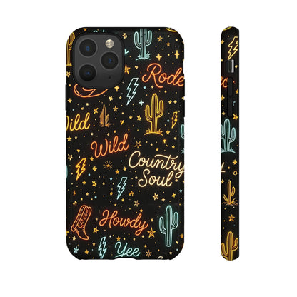 Neon Western Script Tough Case