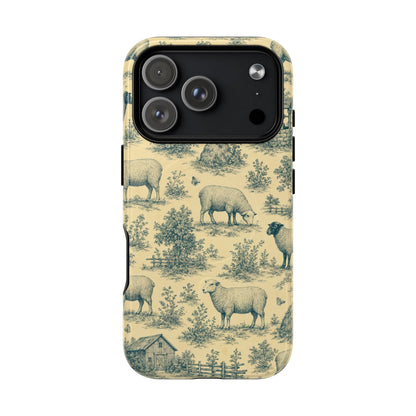 Sheep Toile Magnetic Case