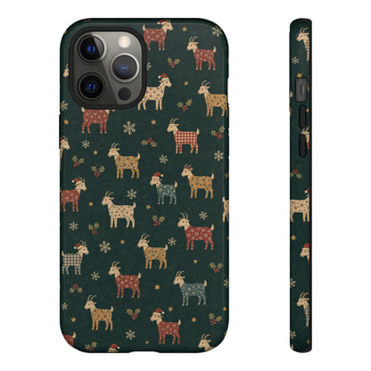 Yuletide Goats Tough Case