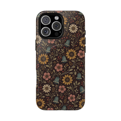 Plum Folk Floral Magnetic Case