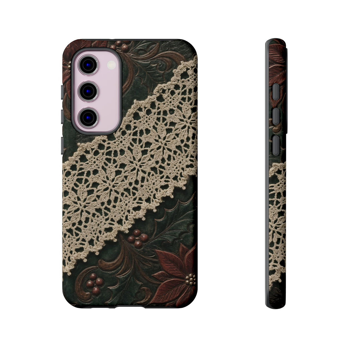 Poinsettia Lace Tough Case