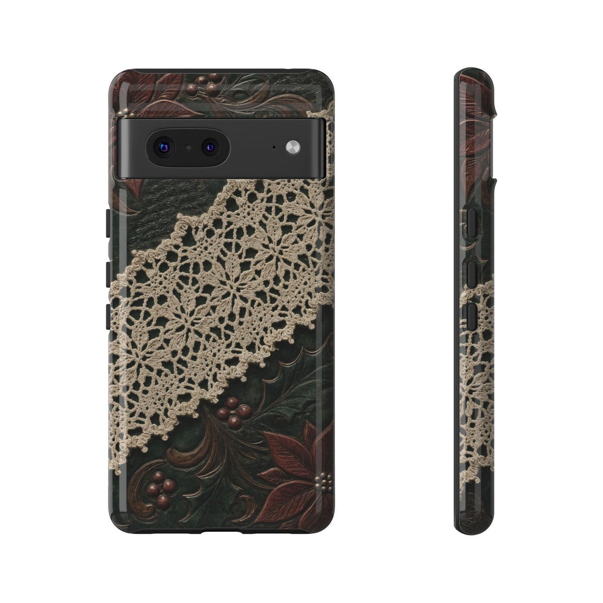 Poinsettia Lace Tough Case