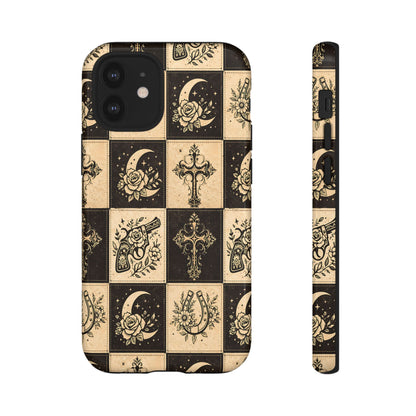 Western Patchwork Icons Tough Case
