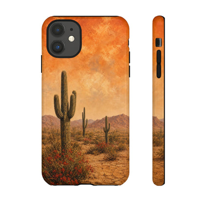 Sunset Cacti Tough Case