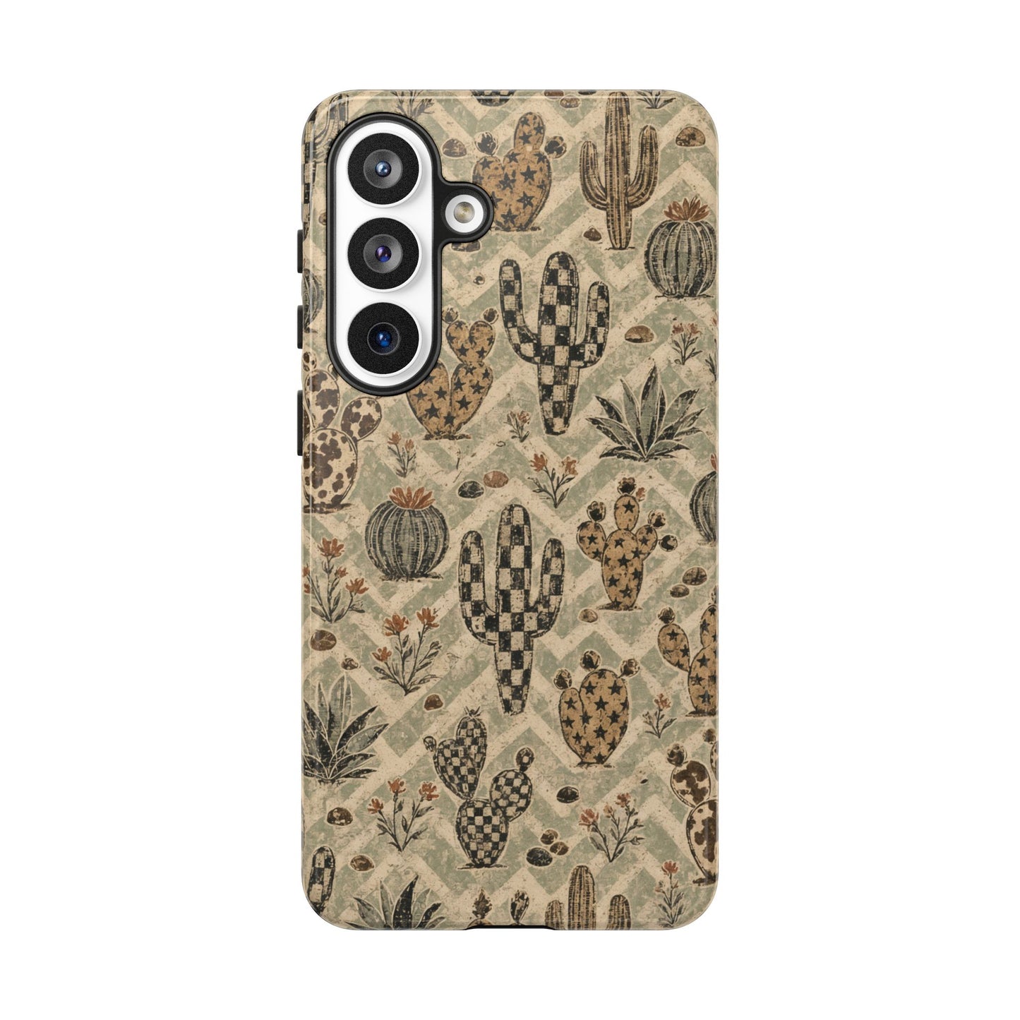 Checkered Cactus Tough Case