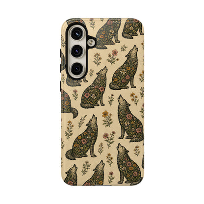 Floral Wolves Tough Case
