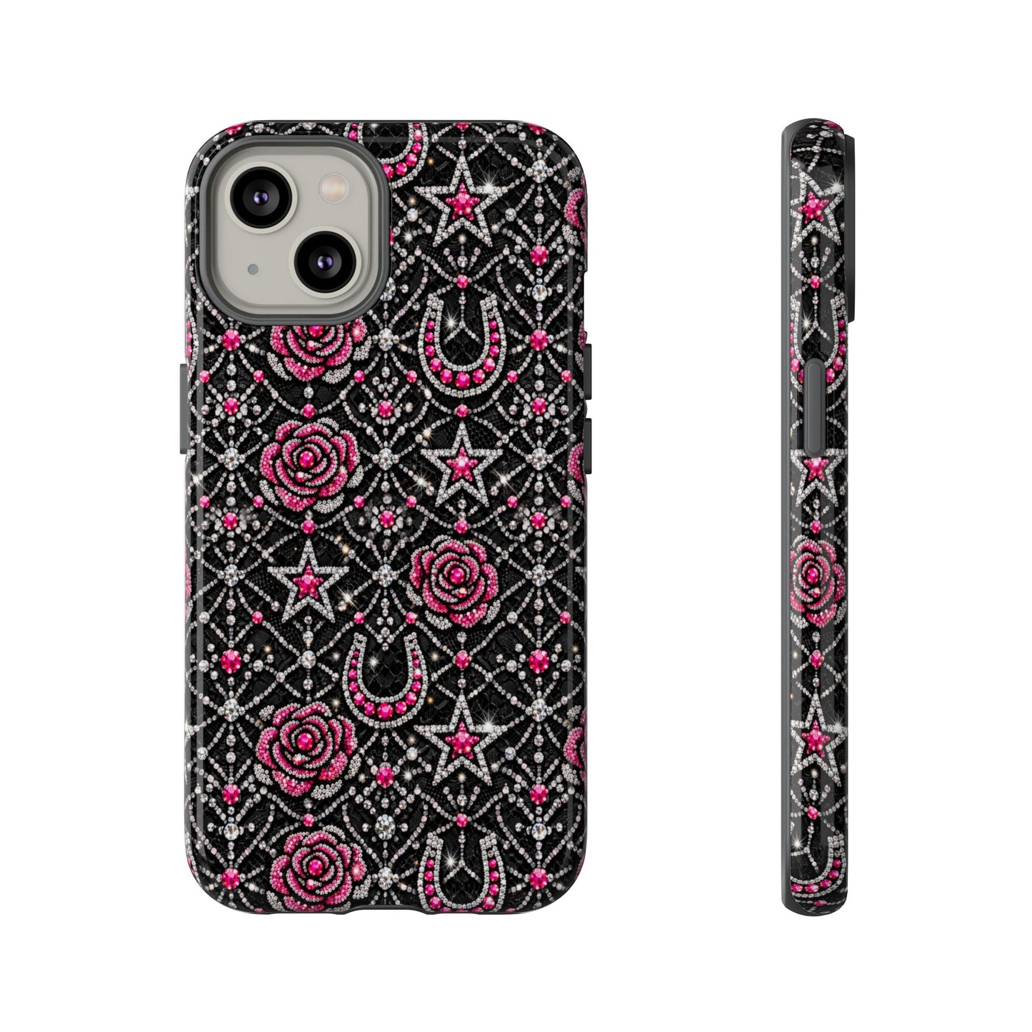 Rhinestone Rose Tough Case