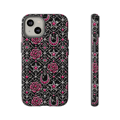 Rhinestone Rose Tough Case