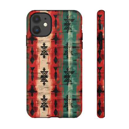 Christmas Grunge Aztec Tough Case