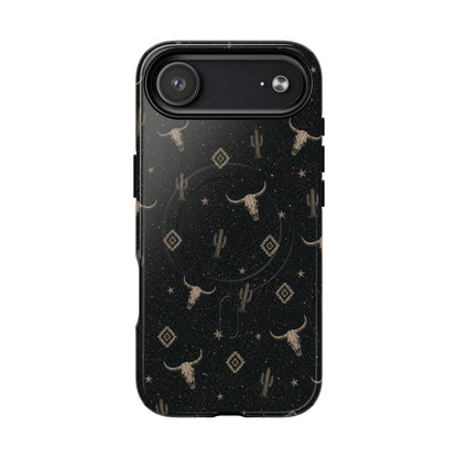 Midnight Longhorn Magnetic Case