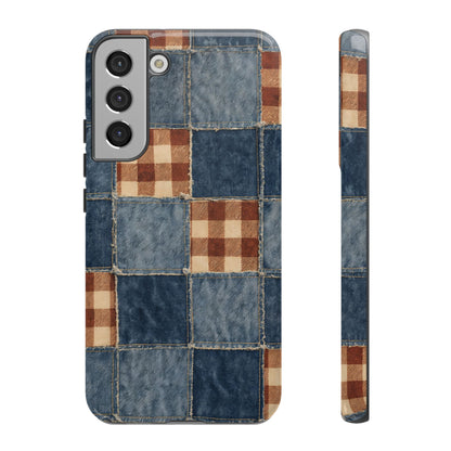 Denim Patchwork Tough Case
