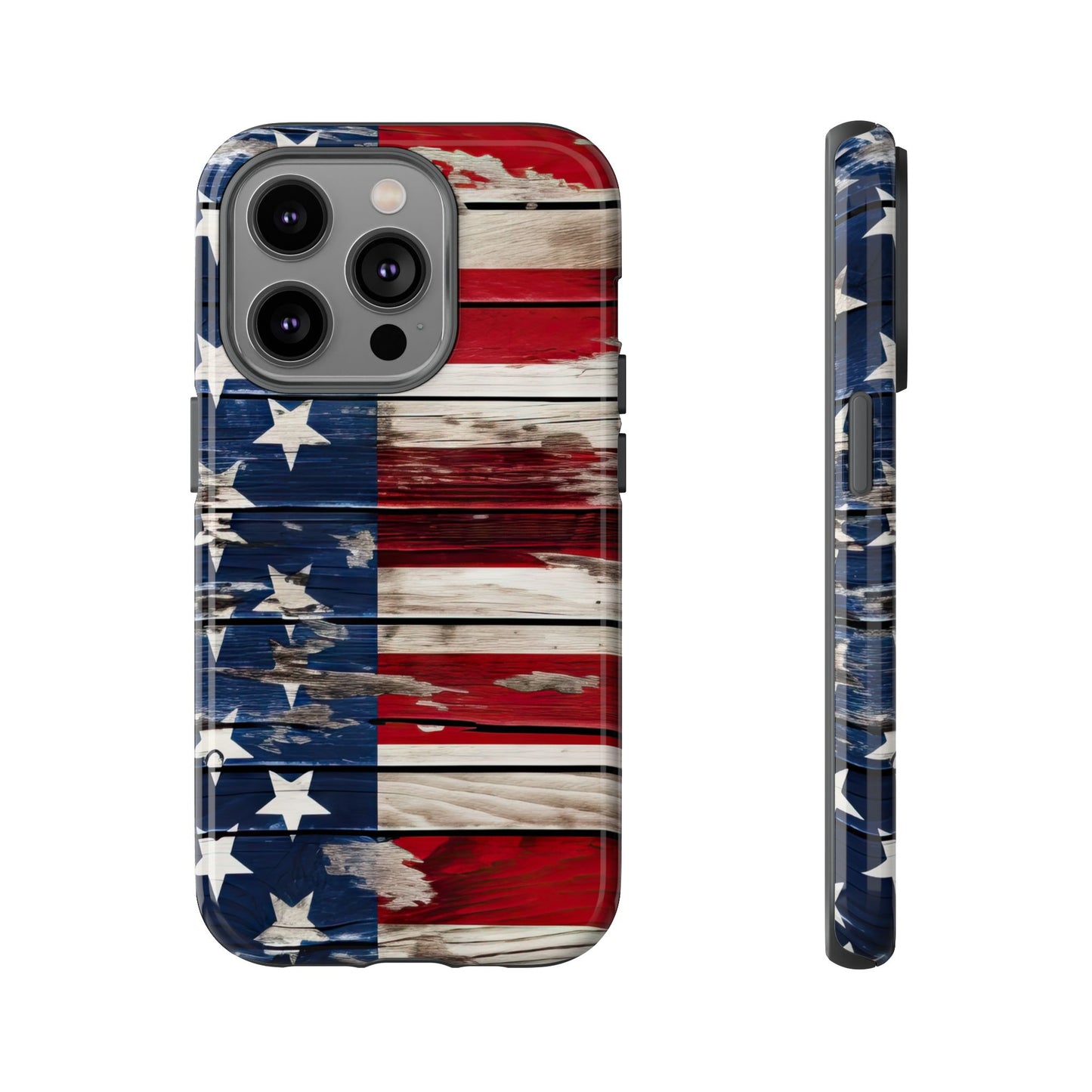 Wood Stars Stripes Tough Case