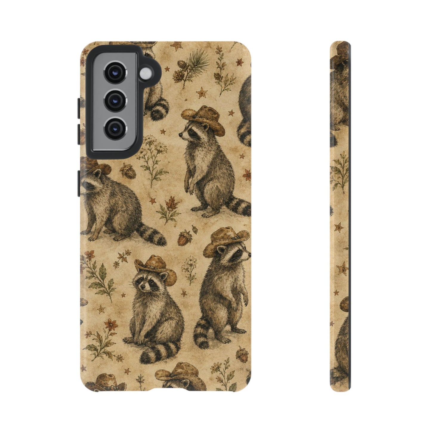 Painted Raccoon Tough Case