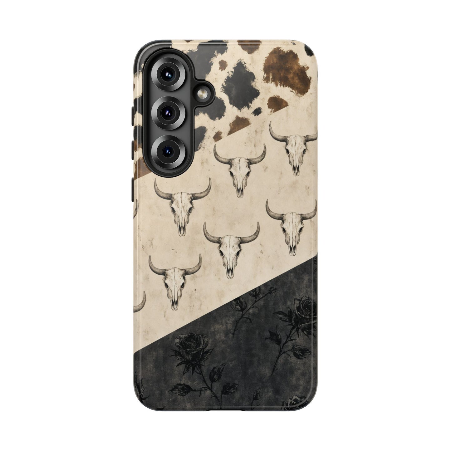 Bull Skull Rose Tough Case