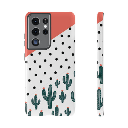 Polka Dot Cactus Tough Case