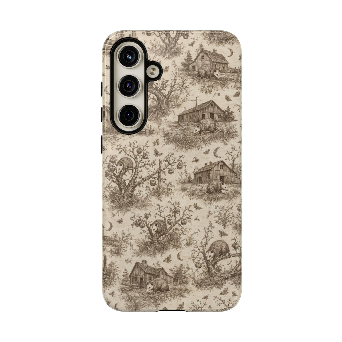 Opossum Toile Tough Case