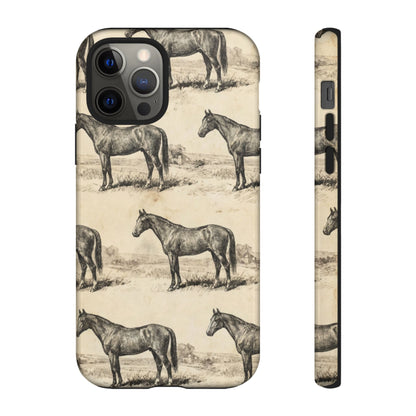 Vintage Horses Tough Case