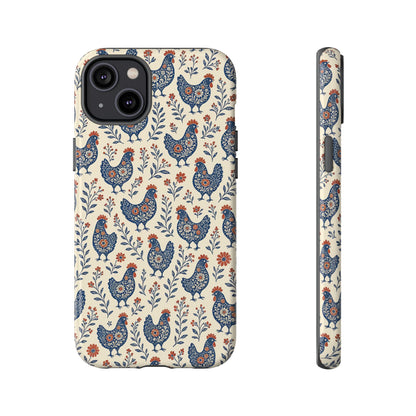 Folk Hens Tough Case