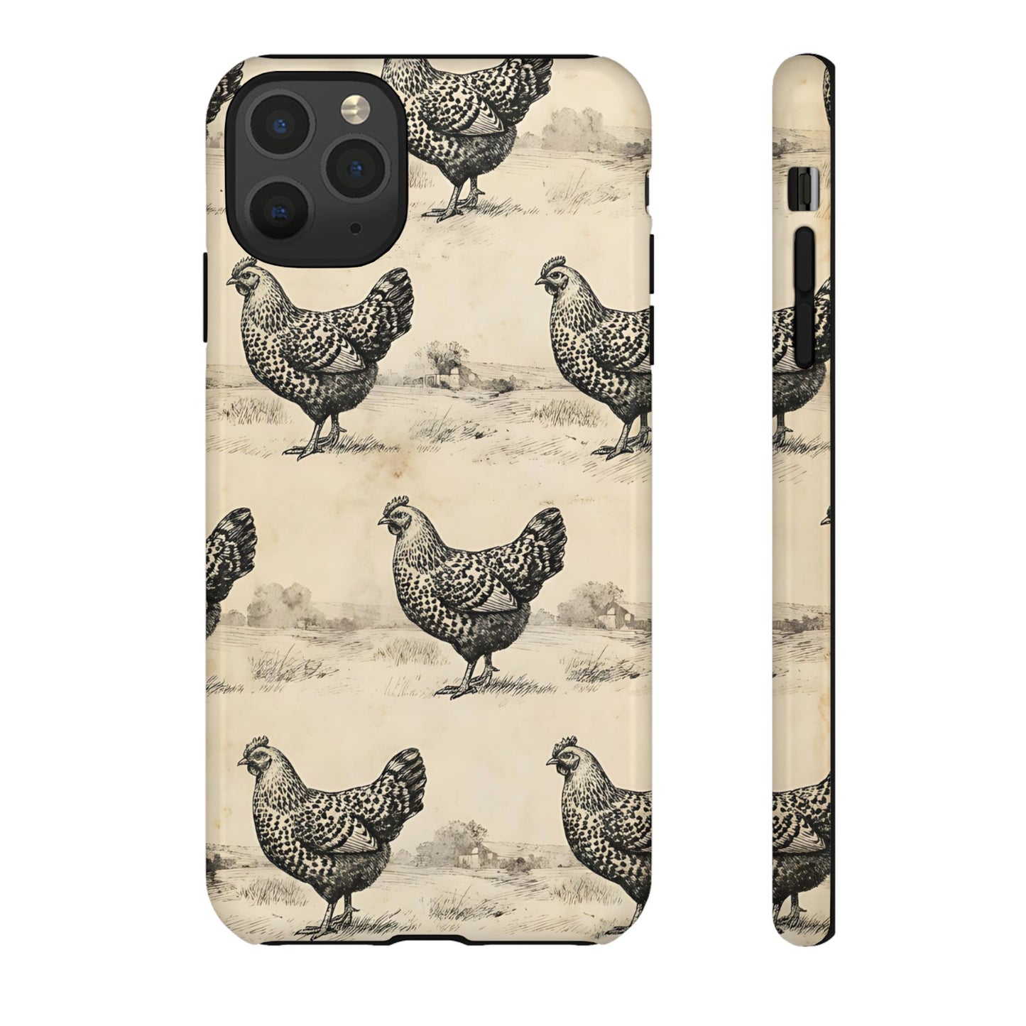 Vintage Chickens Tough Case
