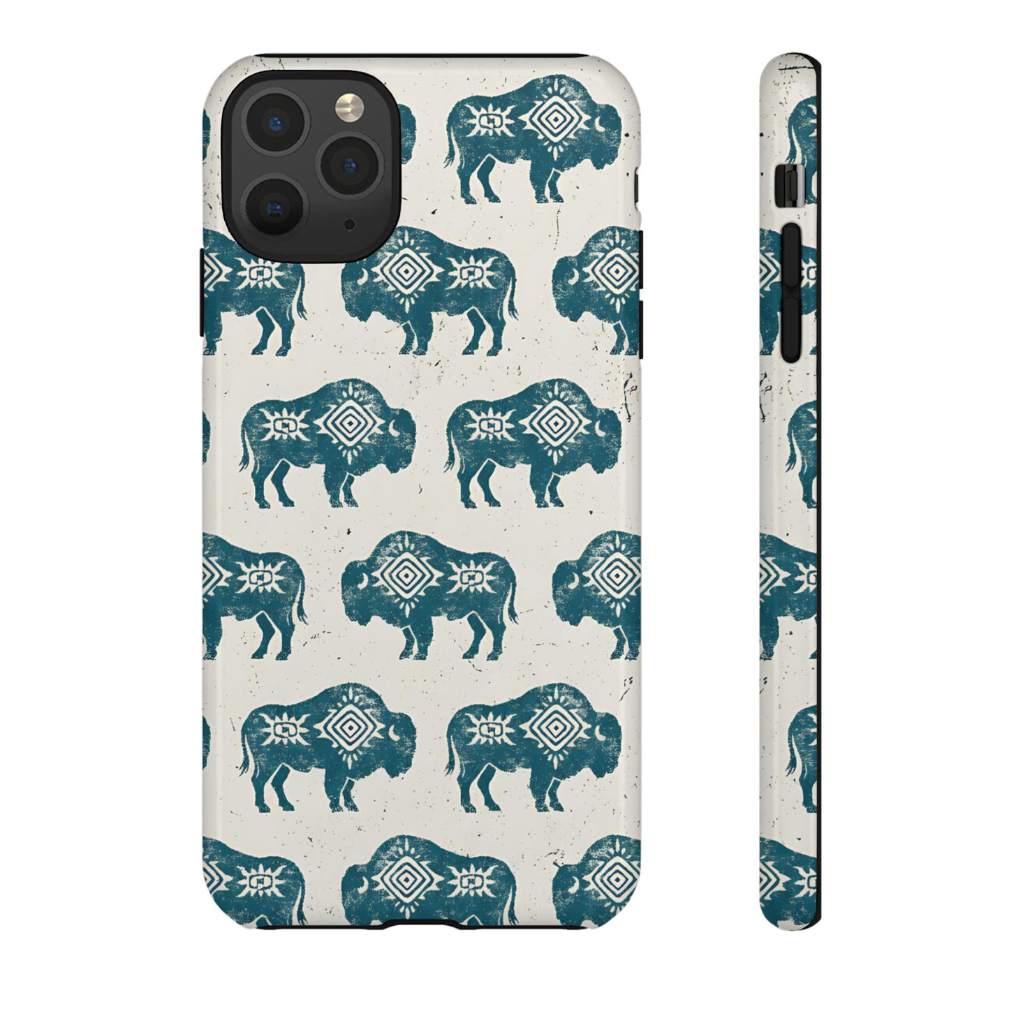 Teal Aztec Buffalo Tough Case