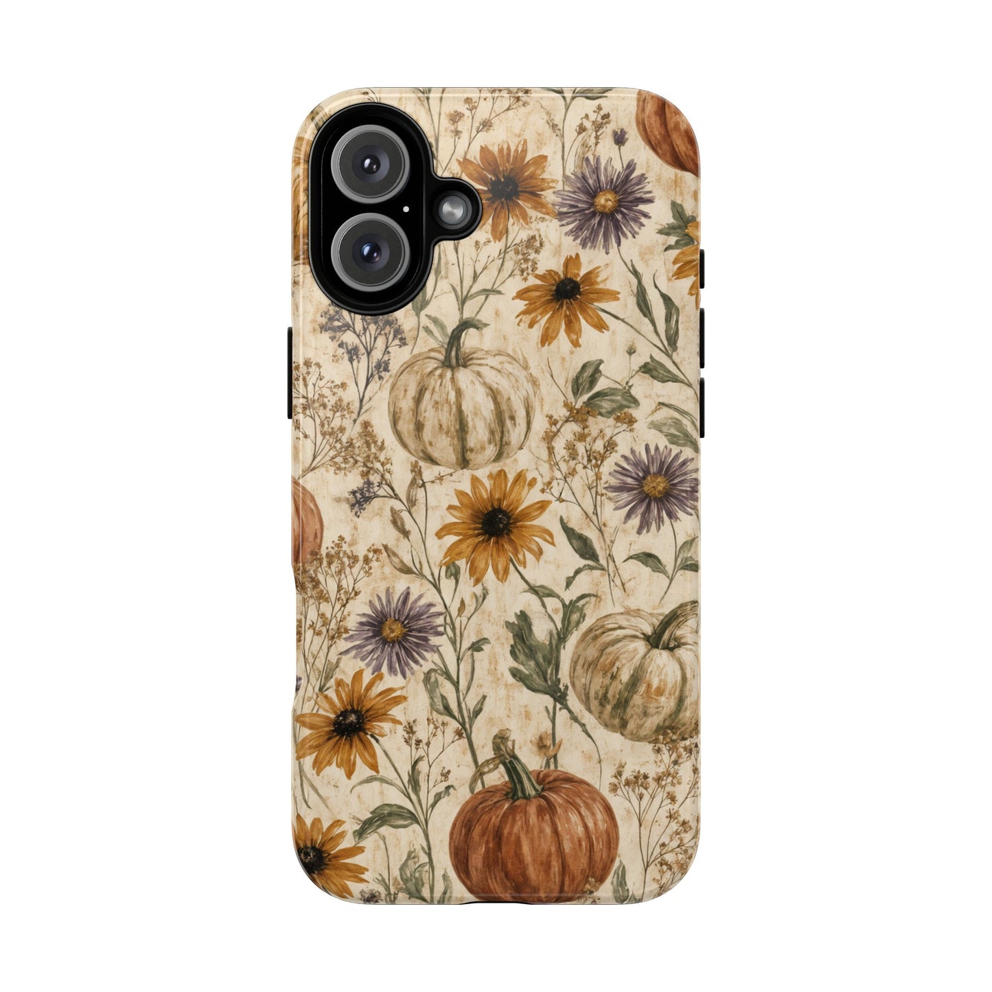 Pumpkin Wildflower Tough Case
