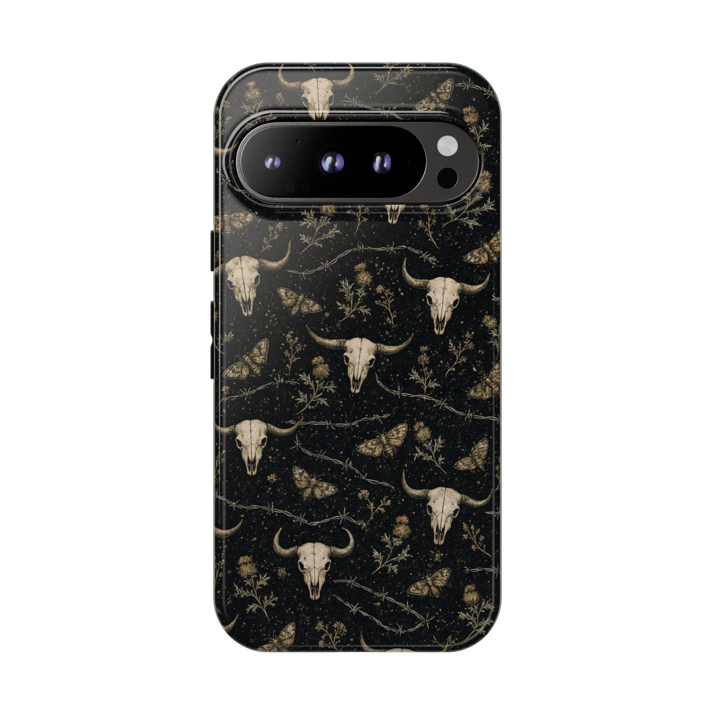Bull Skull Barbwire Tough Case