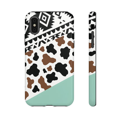 Mint Aztec Cowhide Tough Case