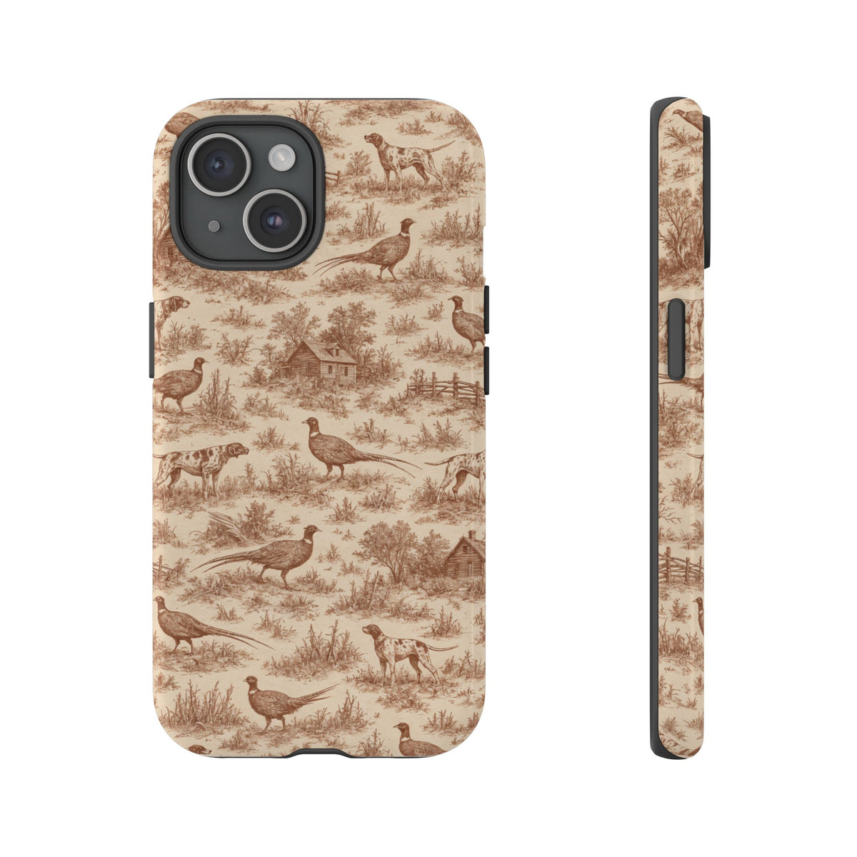 Pheasant Toile Tough Case