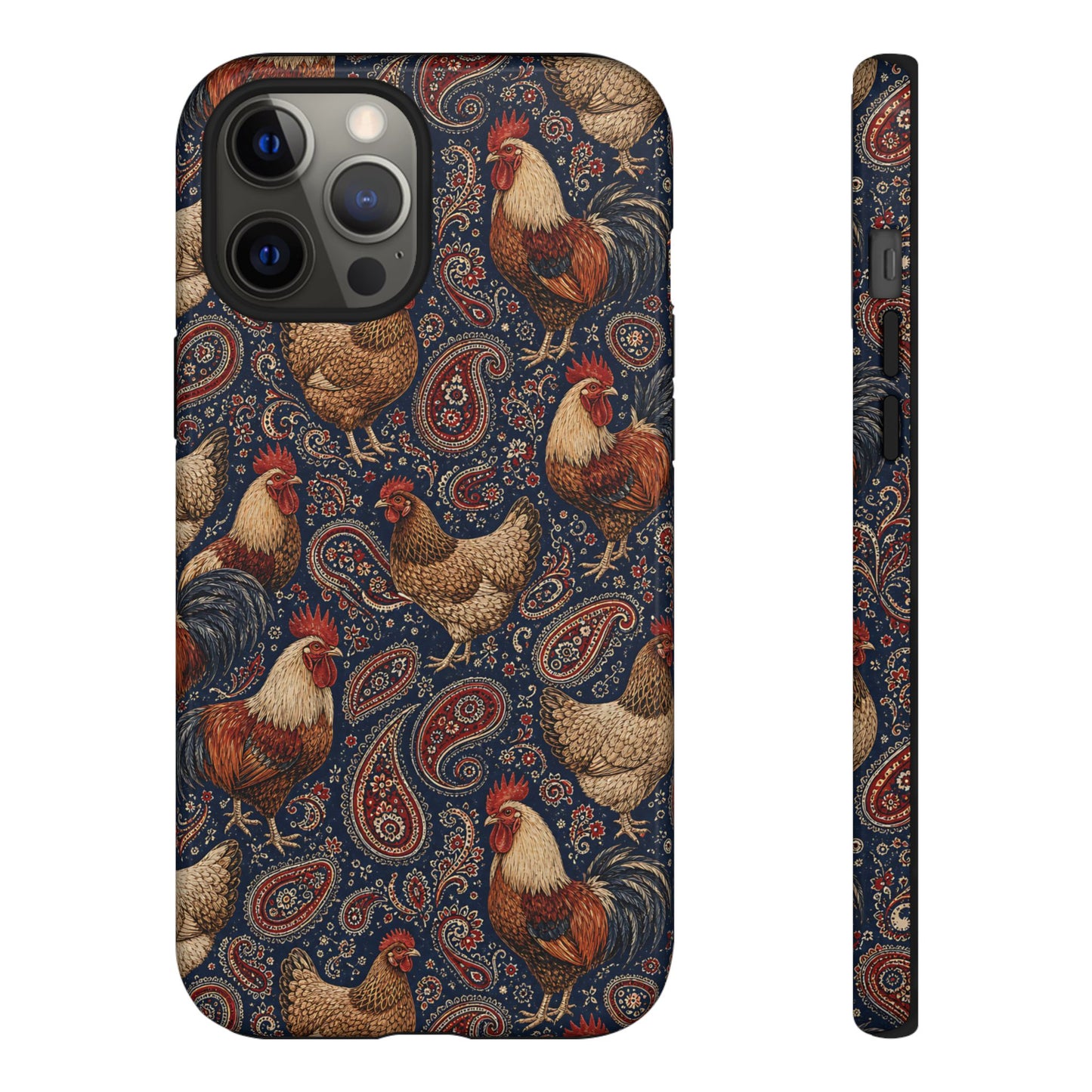 Patriotic Paisley Chickens Tough Case