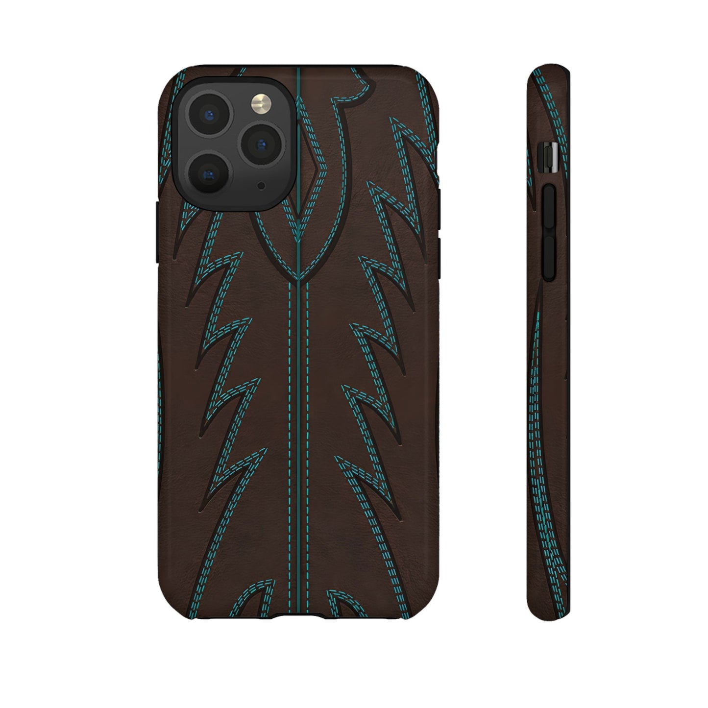 Boot Closeup Brown Turquoise Tough Case